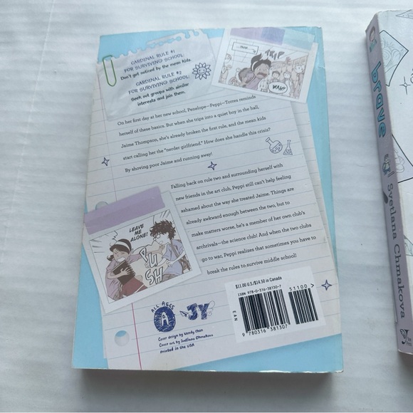 3 Svetlana Chmakova Books - Awkward
& Brave & Crush - Picture 3 of 9